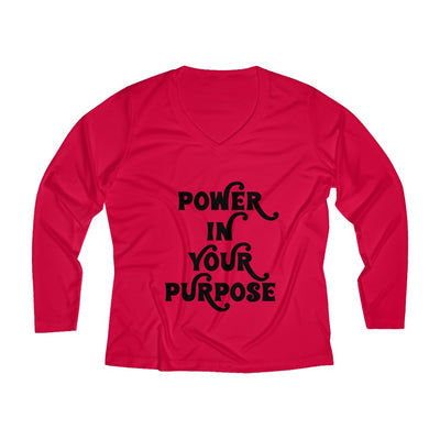 PIYP Women's Long Sleeve V-neck Tee