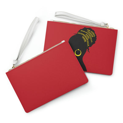 In God's Image Black Clutch Bag